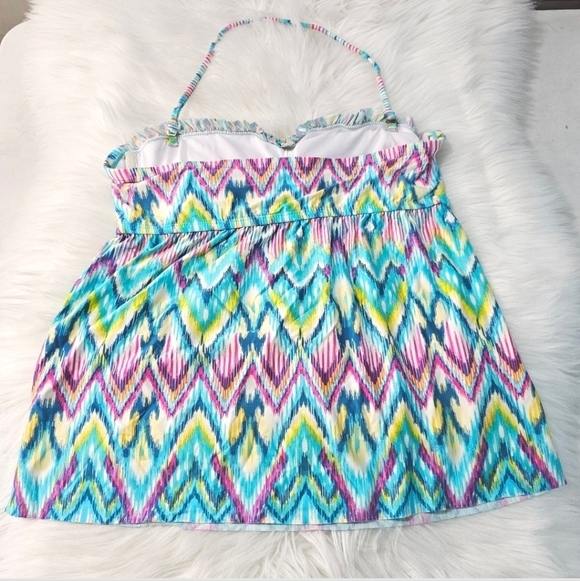 KENNETH COLE REACTION MEDIUM VIBRANT COLORFUL TEAL BABY DOLL - Picture 3 of 13